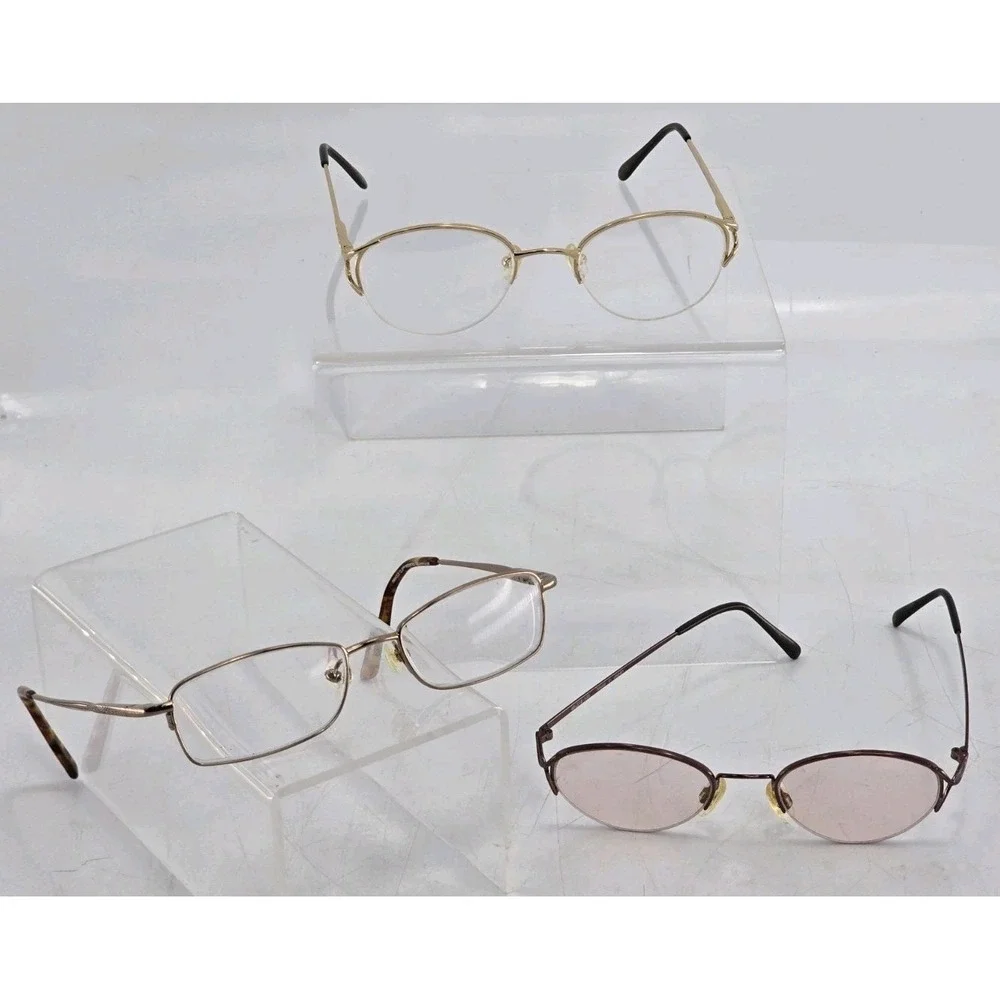 3 Pairs - Vintage Eyeglasses Japan‎ & Hong Kong - See Pics!